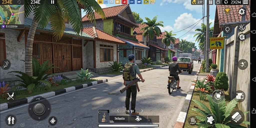 Tangkapan layar 234E menampilkan gameplay simulasi kehidupan yang menarik.