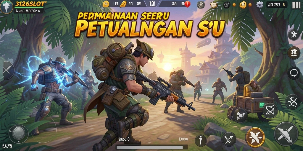 Tampilan aksi mendebarkan dalam permainan 3126SLOT.