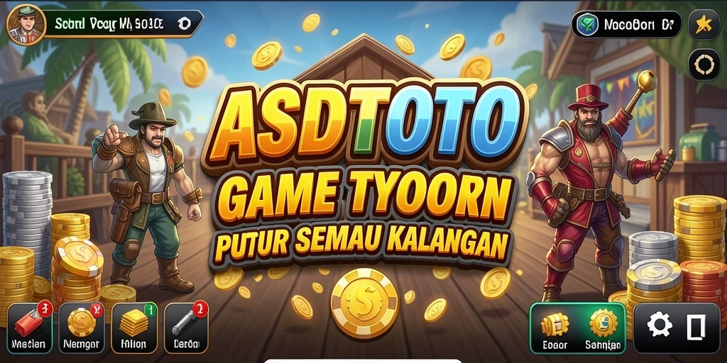 Tampilan menarik ASDTOTO saat membangun bisnis Tycoon.