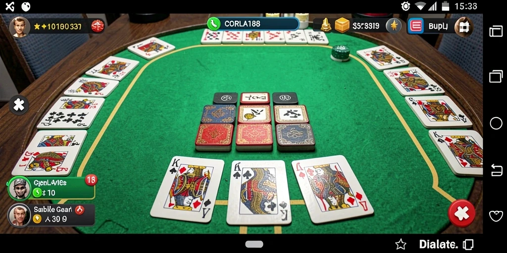 Tampilan gameplay seru Gaple di CORLA188.