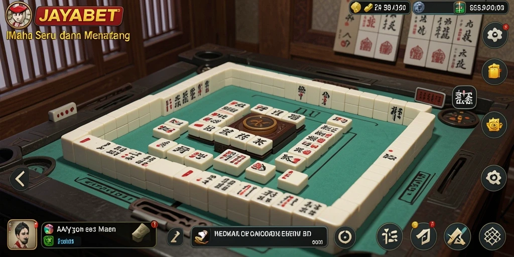 Tangkapan layar JAYABET menunjukkan aksi permainan Mahjong yang menarik.