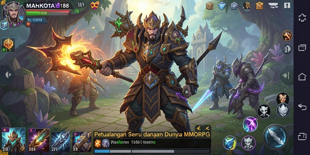 Tampilan gameplay menakjubkan dari MAHKOTA188 yang penuh aksi.