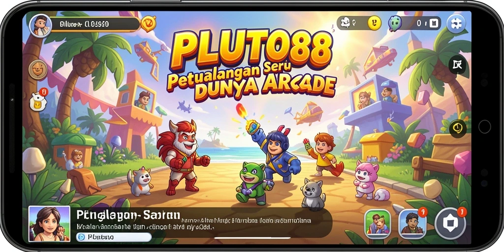 Tampilan gameplay seru dan menantang di PLUTO88.
