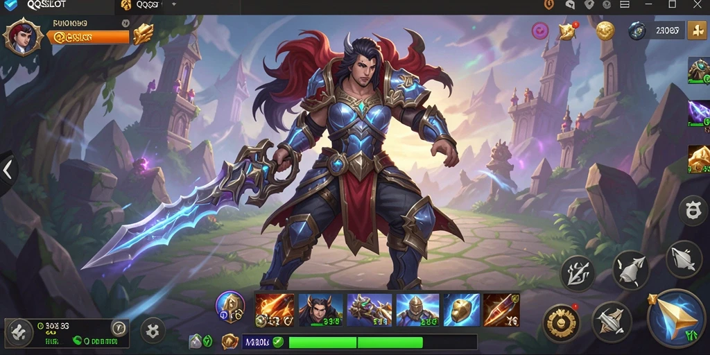 Tampilan gameplay mendebarkan dalam QQSLOT dengan petualangan epik.