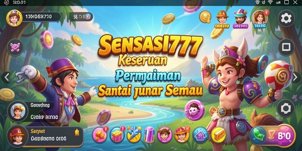 Tampilan gameplay yang menarik dari SENSASI777.