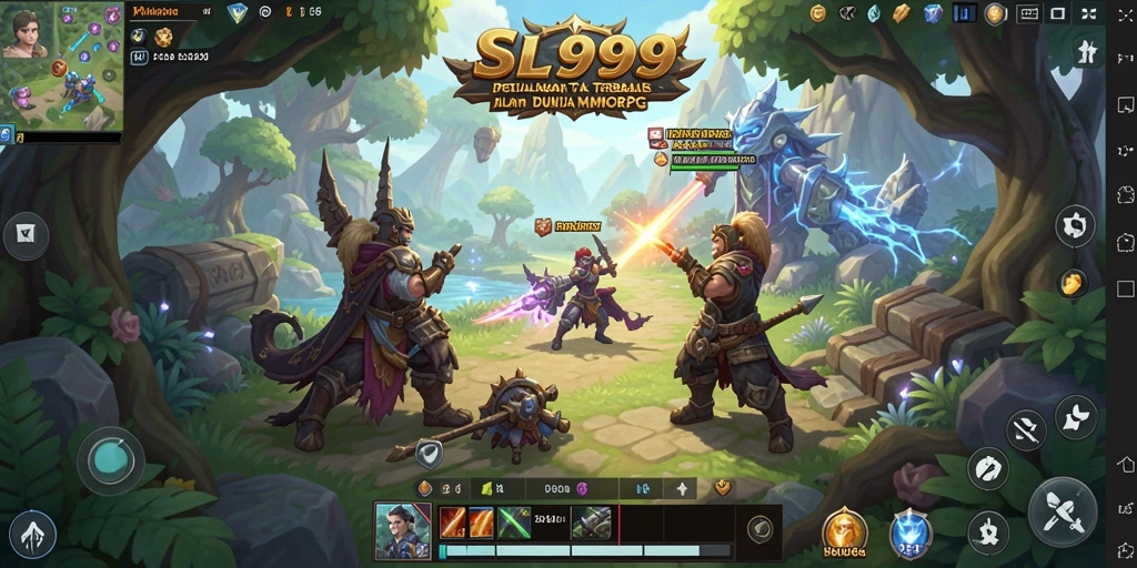 Gameplay seru dan interaktif dalam dunia MMORPG.