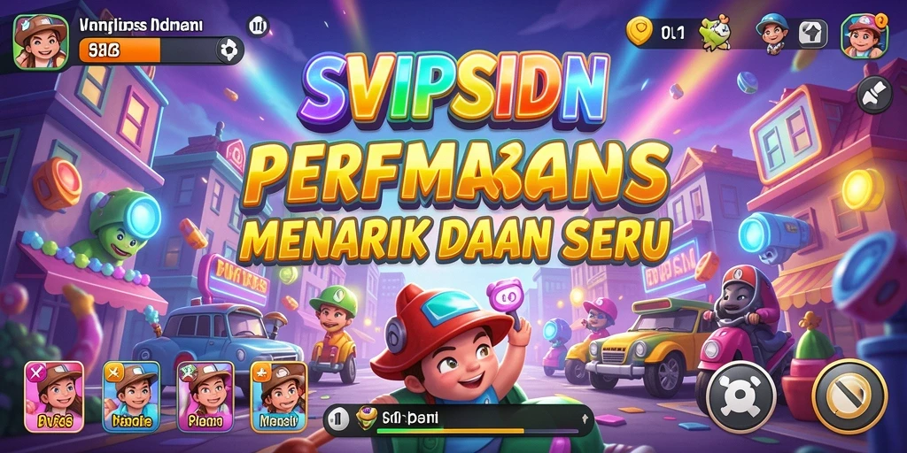 Tampilan gameplay seru dalam SVIPSIDN yang penuh tantangan.