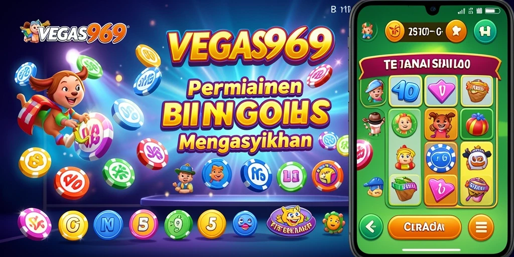 Screenshot gameplay yang menampilkan keseruan Bingo di VEGAS969.